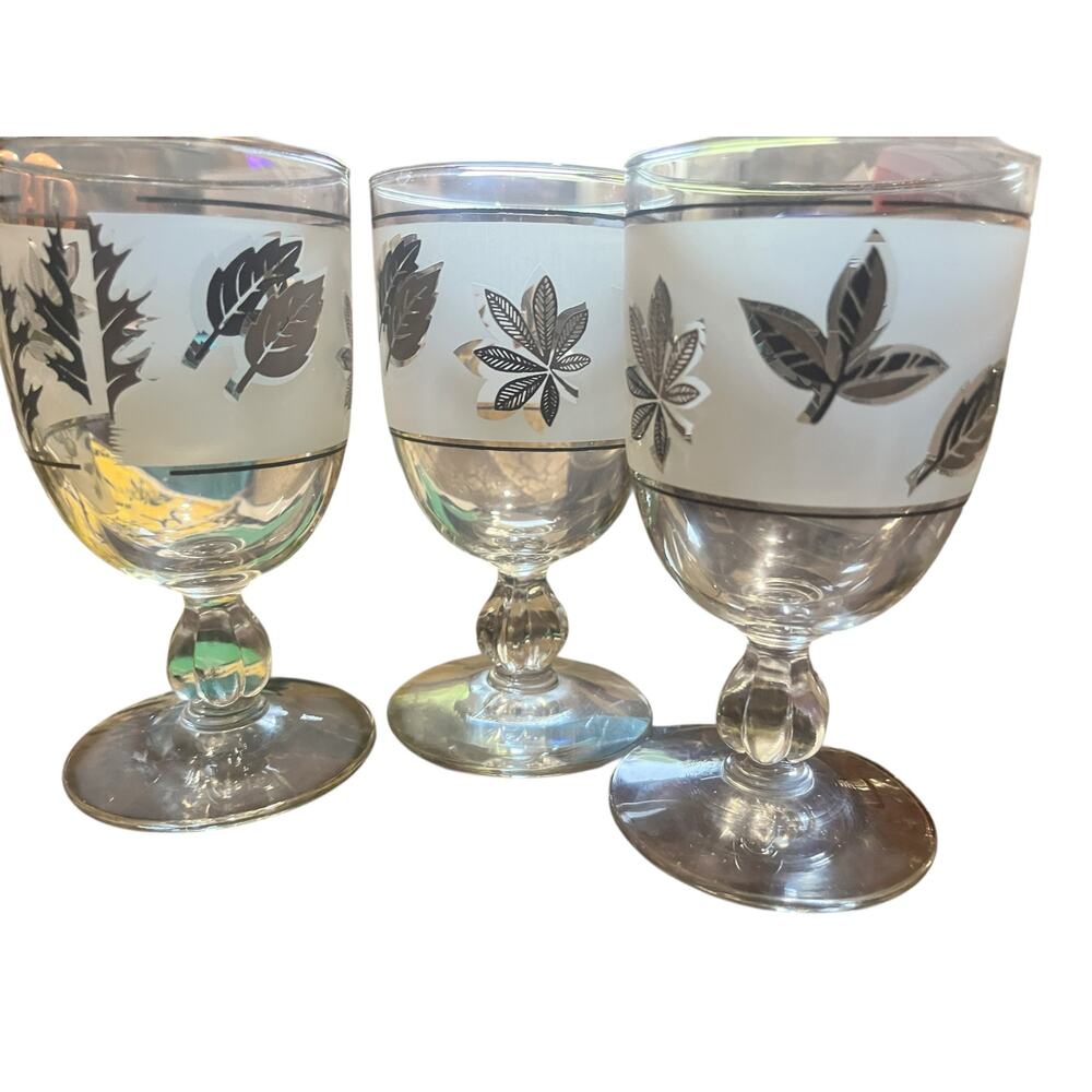 Set of 3 Vintage Libbey Goblets 5 1/2” T x 3” Diameter